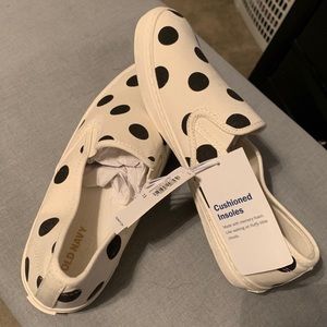 Old Navy canvas slip-on sneakers...